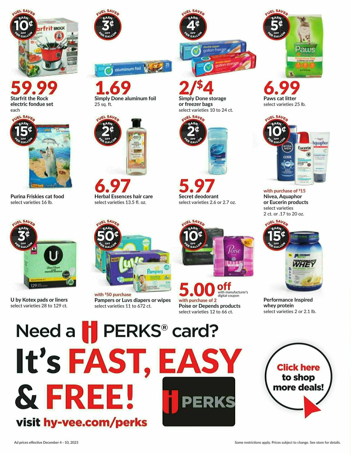 Hy-Vee Weekly Ad from December 4