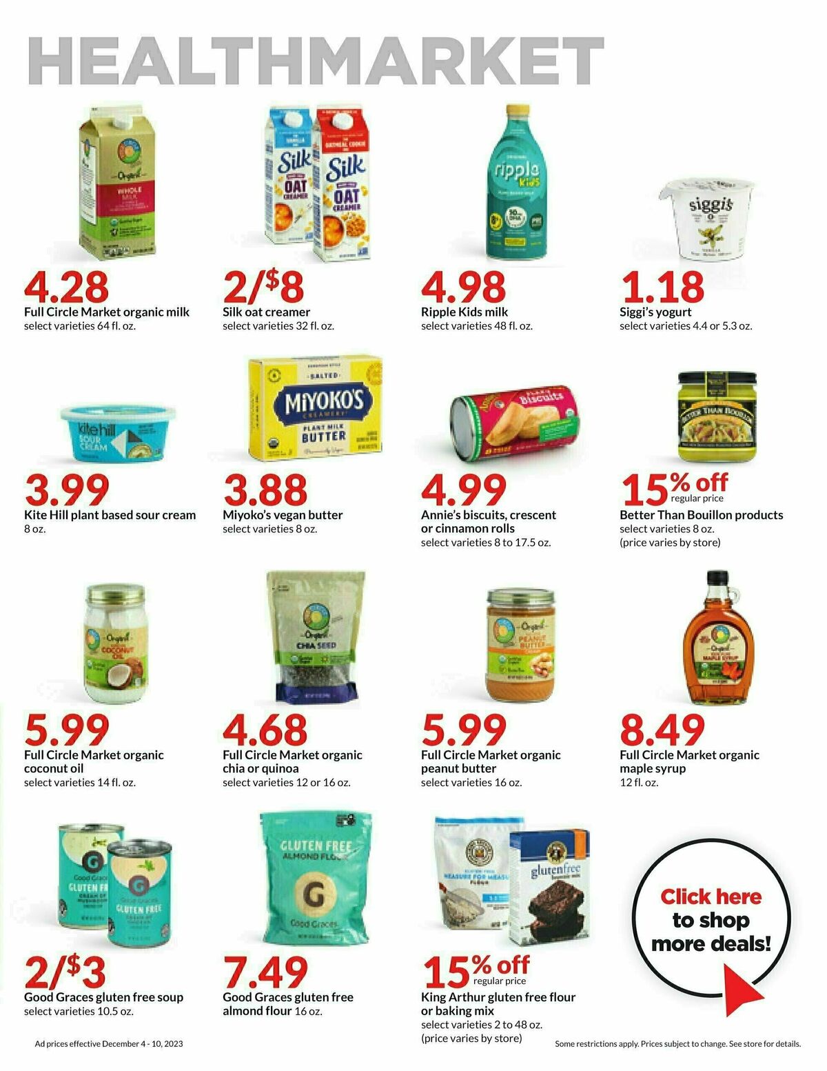 Hy-Vee Weekly Ad from December 4