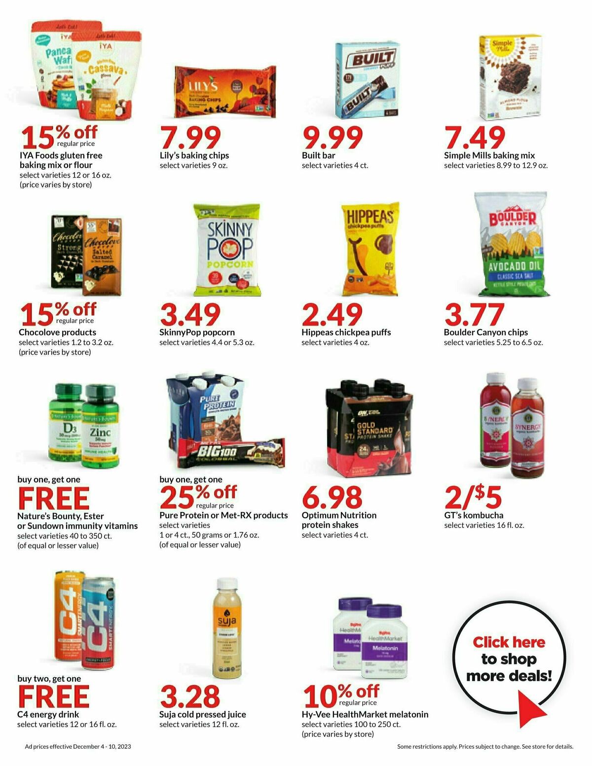 Hy-Vee Weekly Ad from December 4