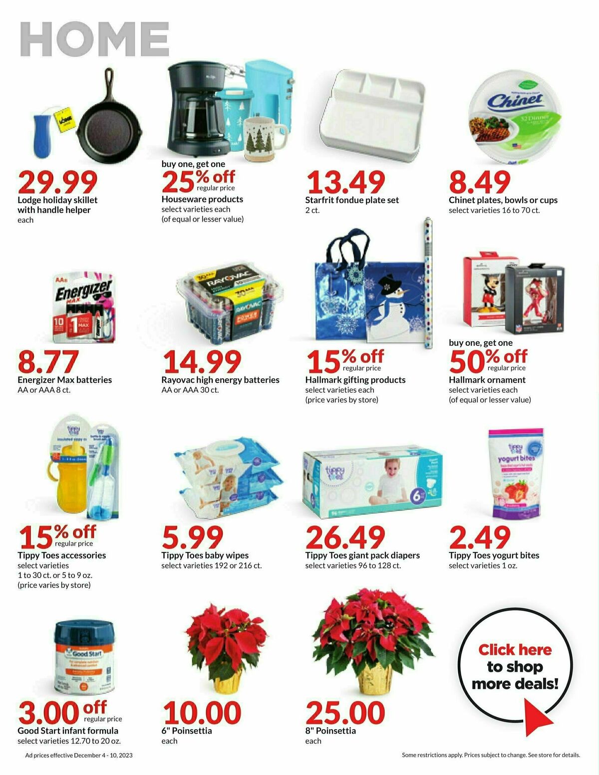 Hy-Vee Weekly Ad from December 4