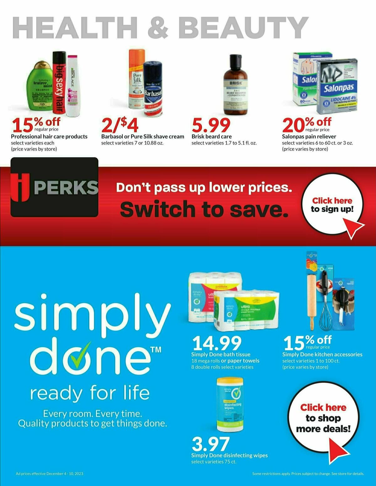 Hy-Vee Weekly Ad from December 4