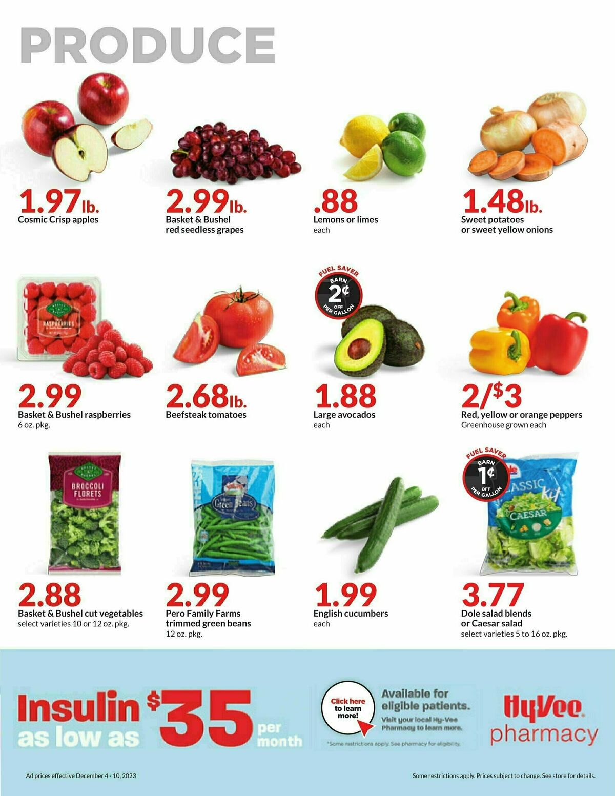 Hy-Vee Weekly Ad from December 4