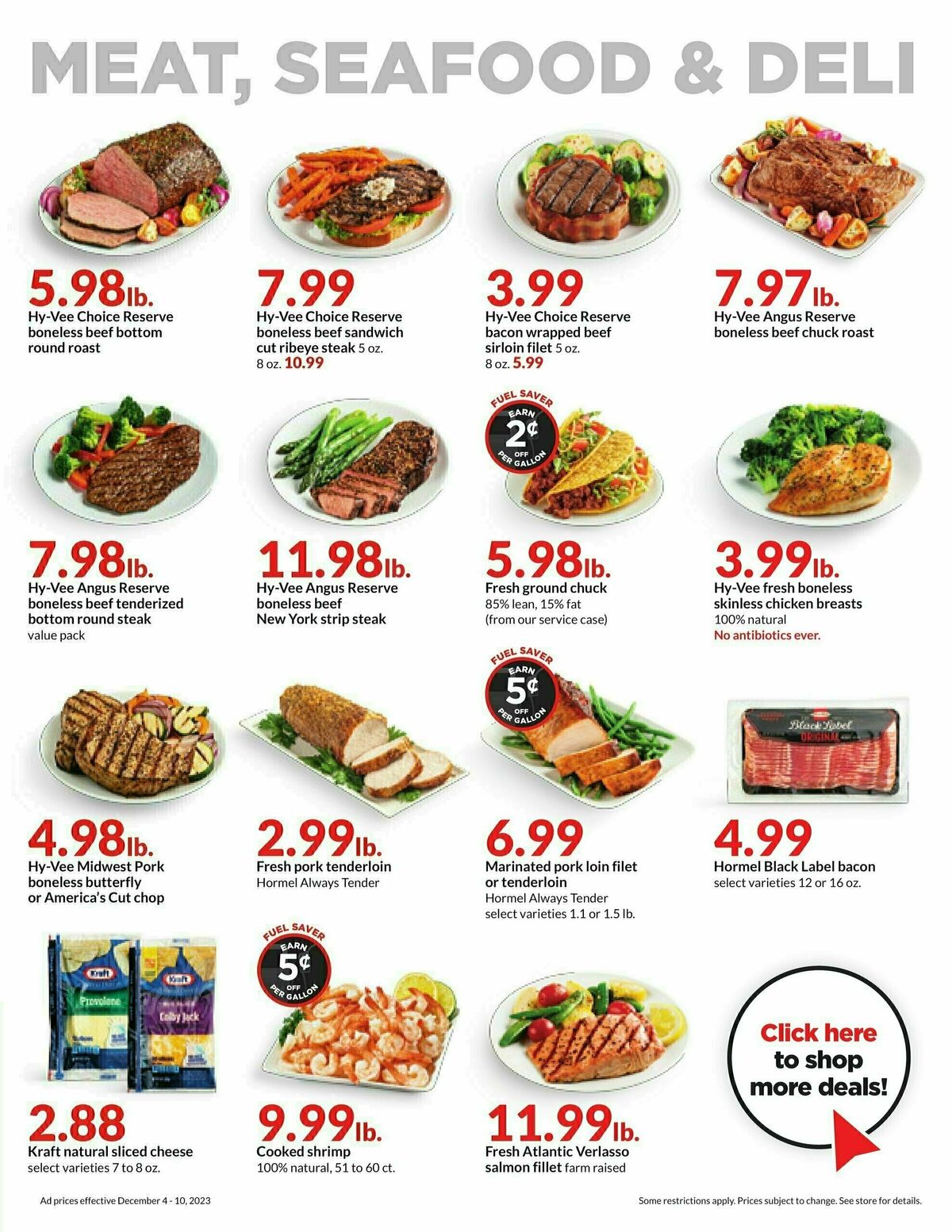 Hy-Vee Weekly Ad from December 4