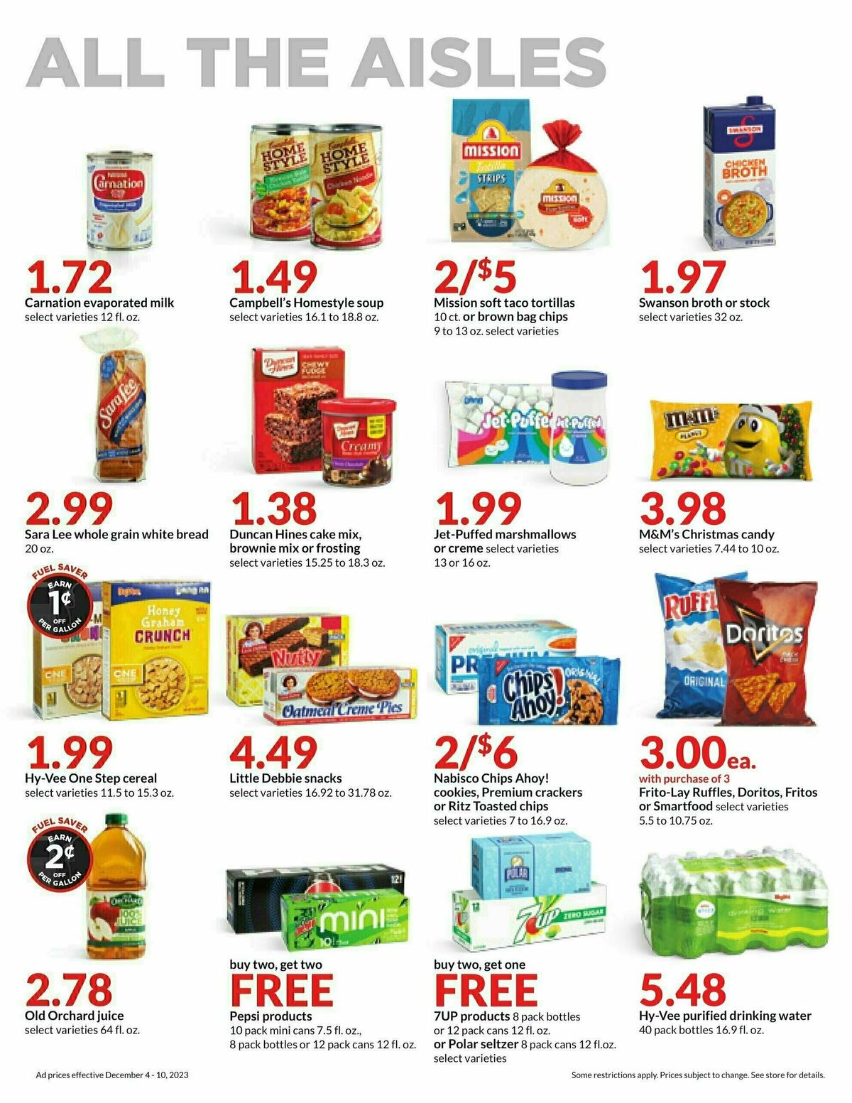 Hy-Vee Weekly Ad from December 4