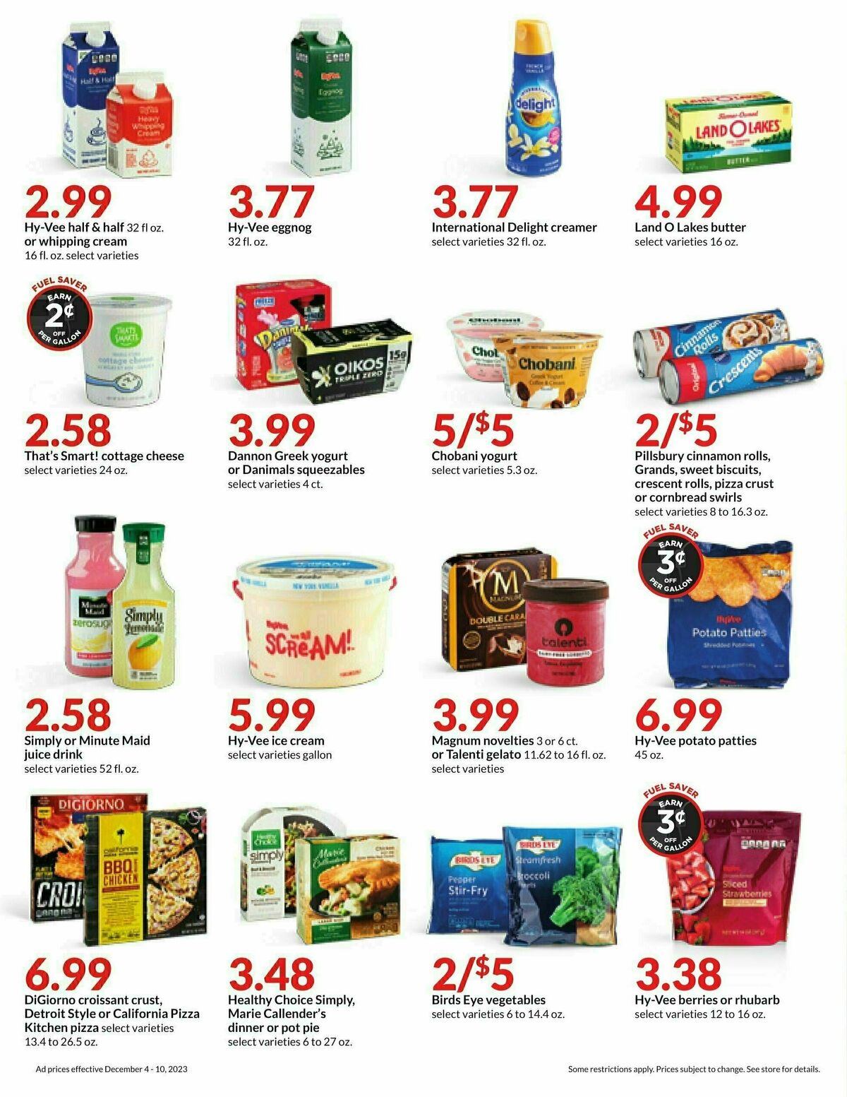 Hy-Vee Weekly Ad from December 4