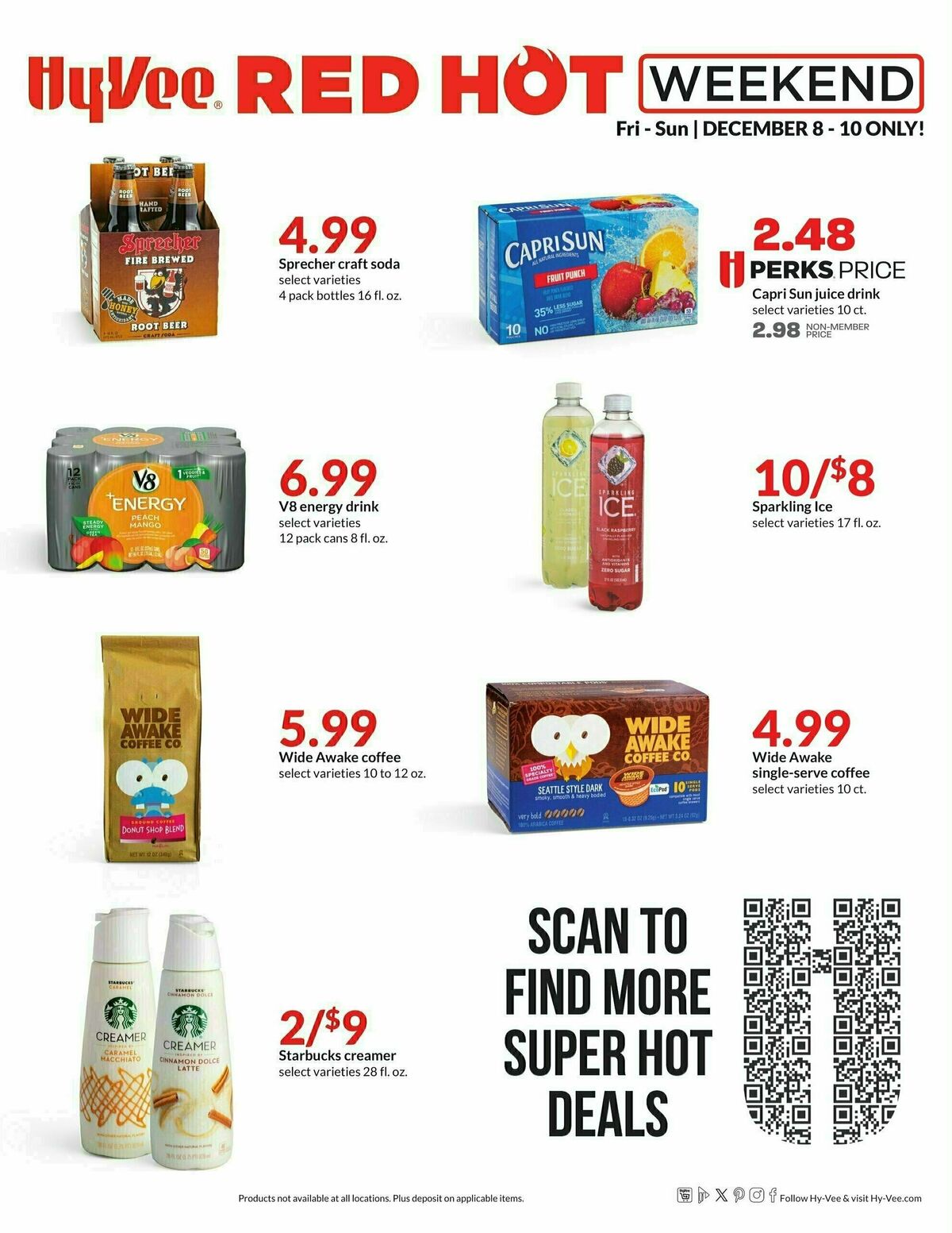 Hy-Vee Red Hot Weekend Weekly Ad from December 8