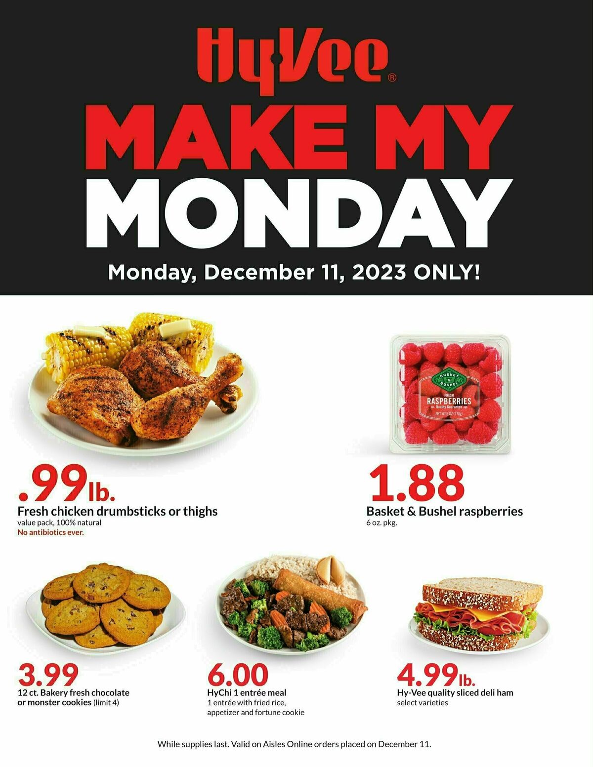 Hy-Vee Make My Monday Weekly Ad from December 11