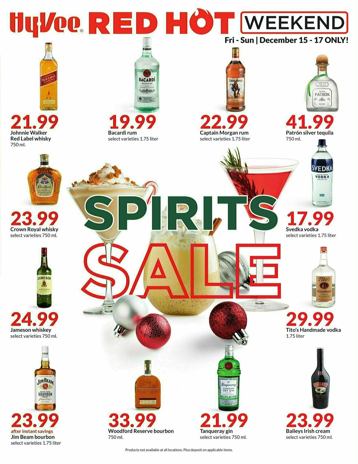 Hy-Vee Red Hot Weekend Weekly Ad from December 15