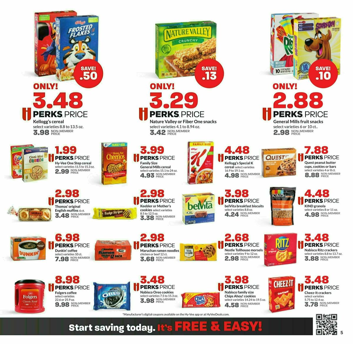 Hy-Vee Hy-Vee Perks Prices Weekly Ad from January 1