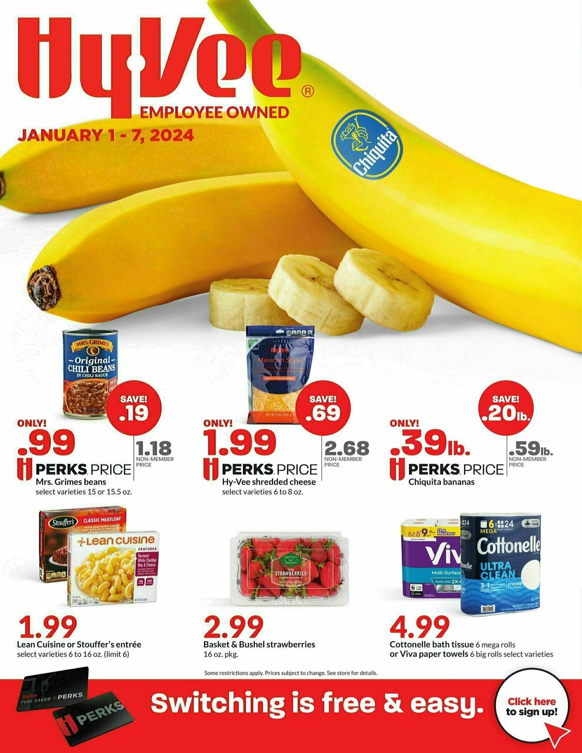 Hy-Vee Weekly Ad from January 1