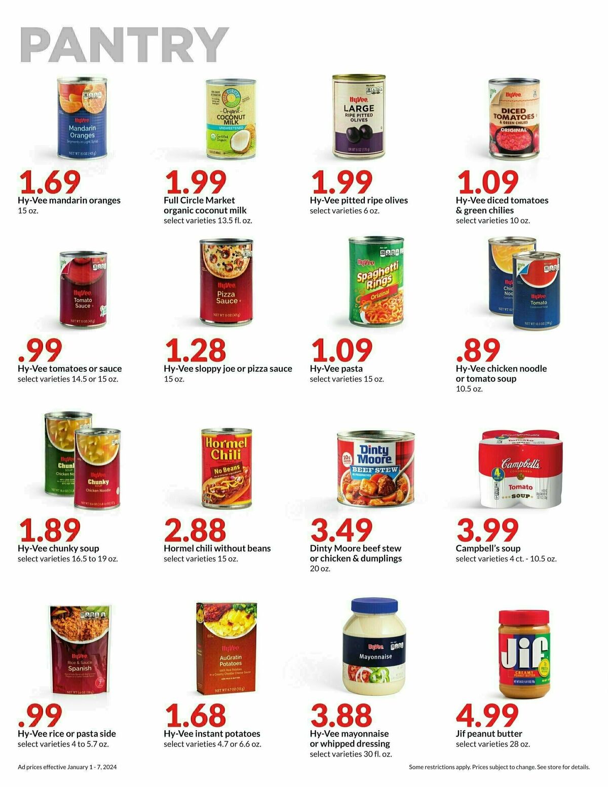 Hy-Vee Weekly Ad from January 1