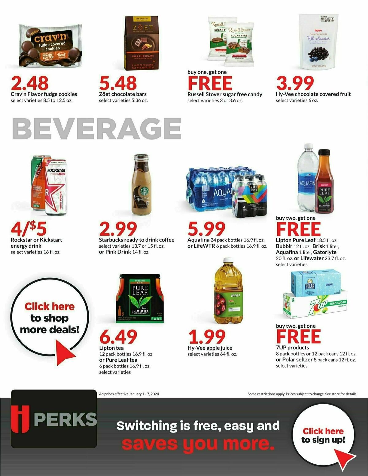 Hy-Vee Weekly Ad from January 1