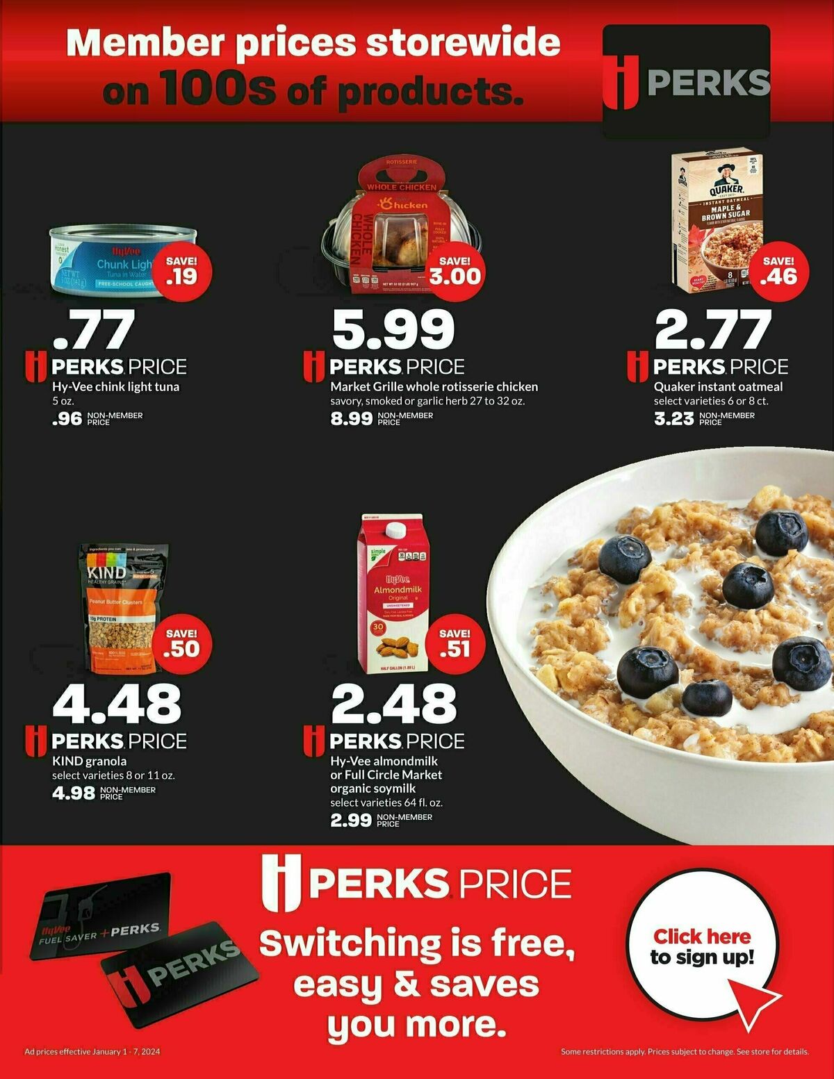 Hy-Vee Weekly Ad from January 1