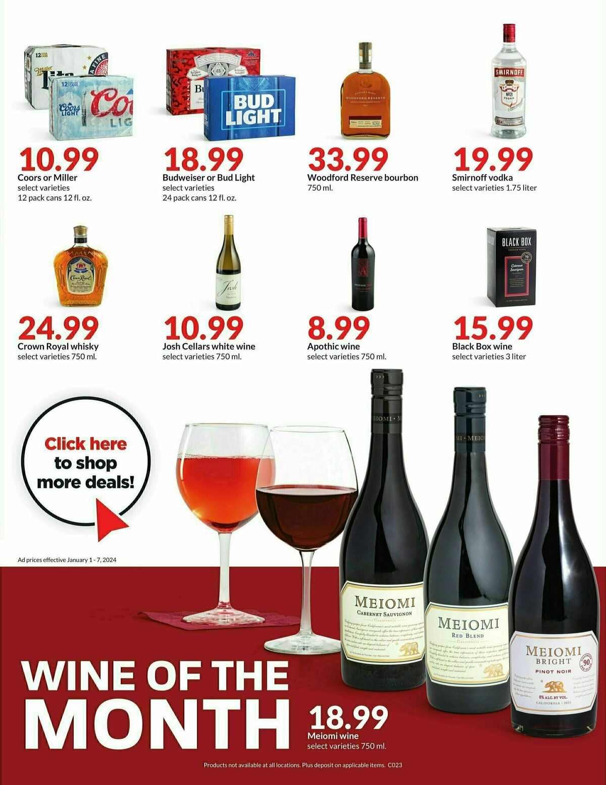 Hy-Vee Weekly Ad from January 1