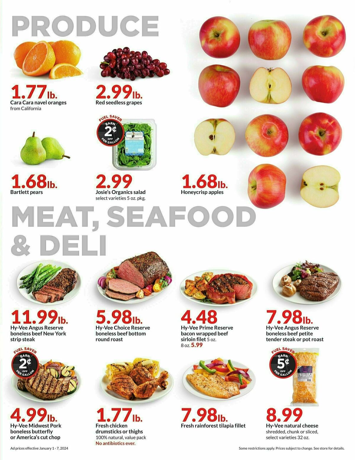 Hy-Vee Weekly Ad from January 1