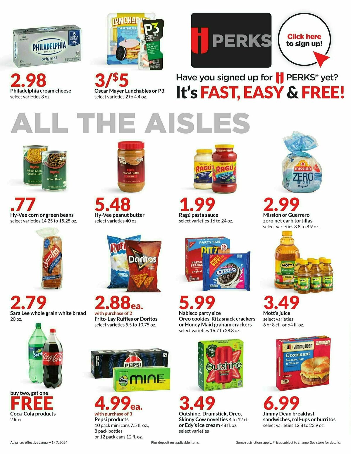 Hy-Vee Weekly Ad from January 1