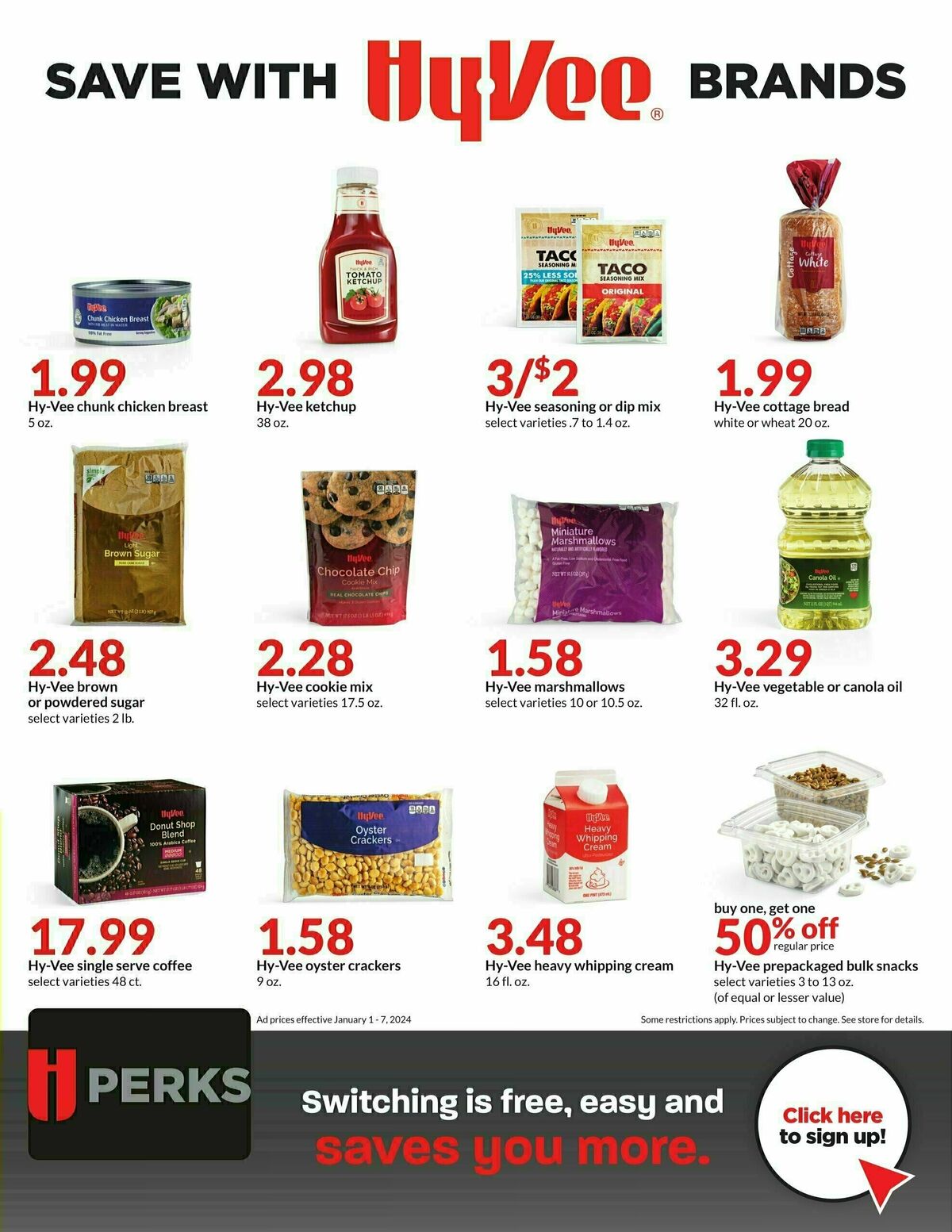 Hy-Vee Weekly Ad from January 1