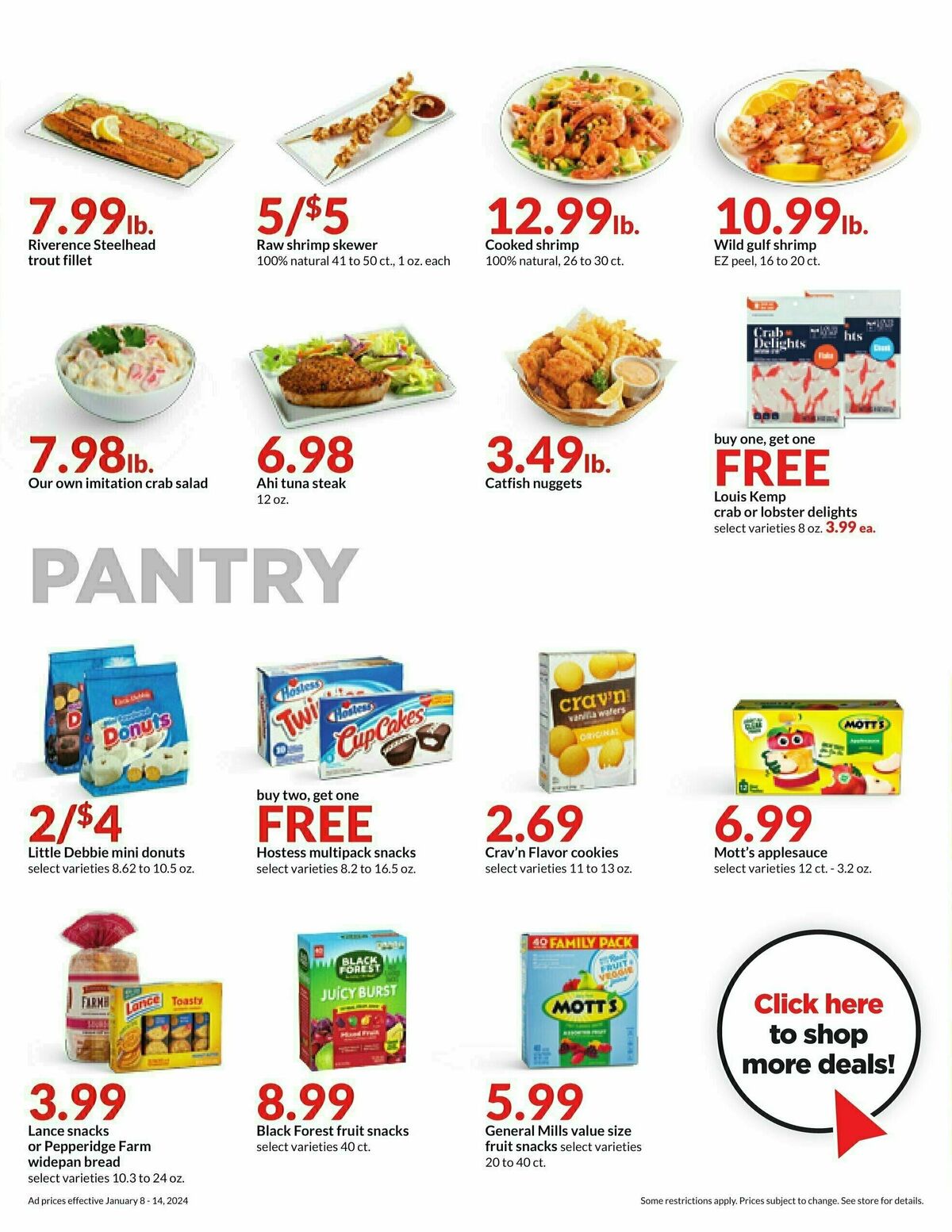 Hy-Vee Weekly Ad from January 8