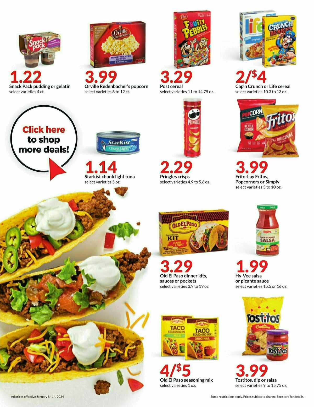 Hy-Vee Weekly Ad from January 8