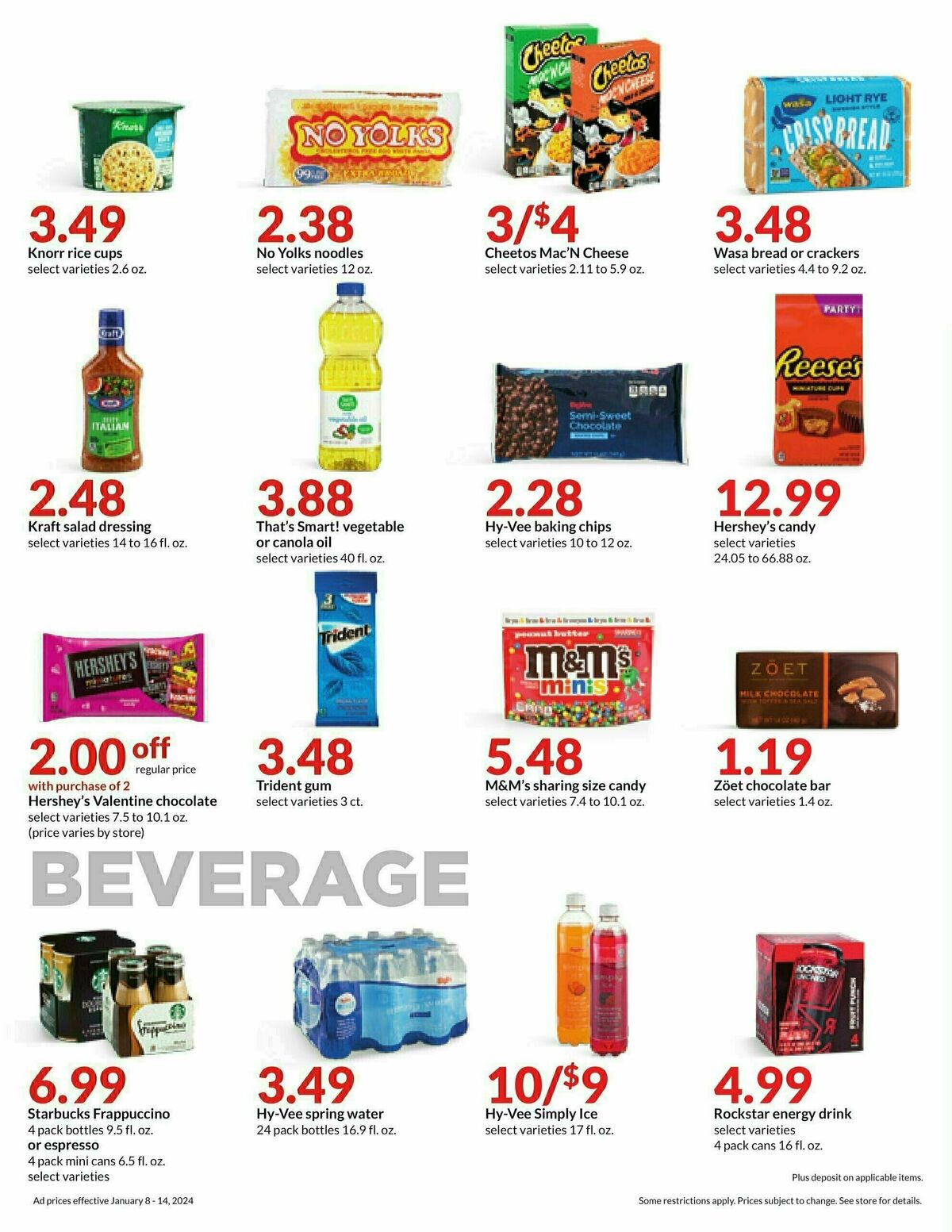 Hy-Vee Weekly Ad from January 8