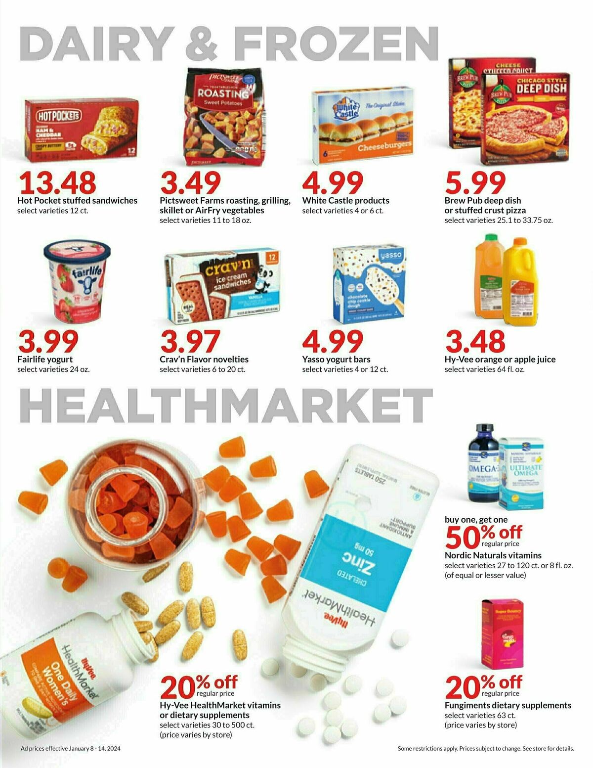 Hy-Vee Weekly Ad from January 8