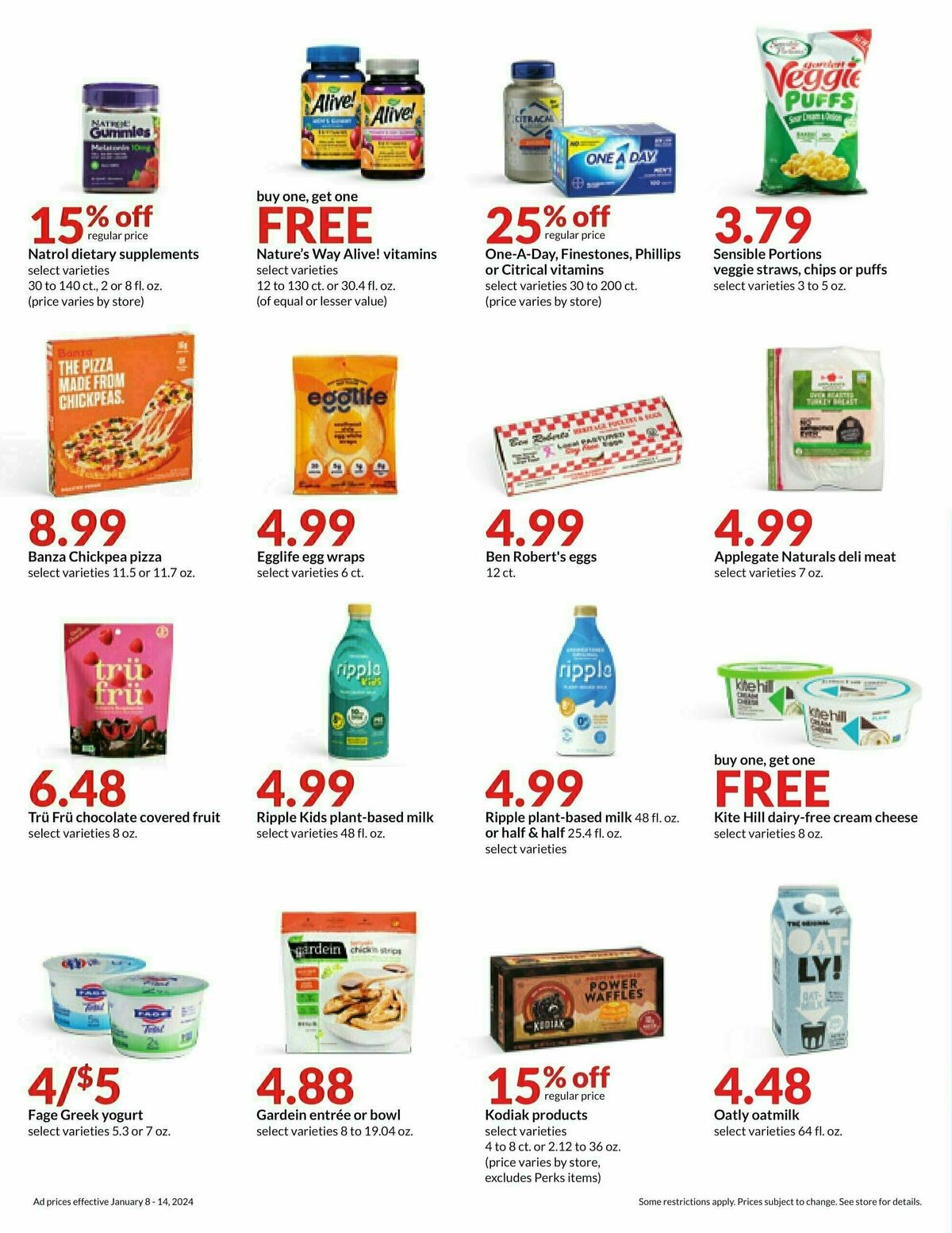 Hy-Vee Weekly Ad from January 8