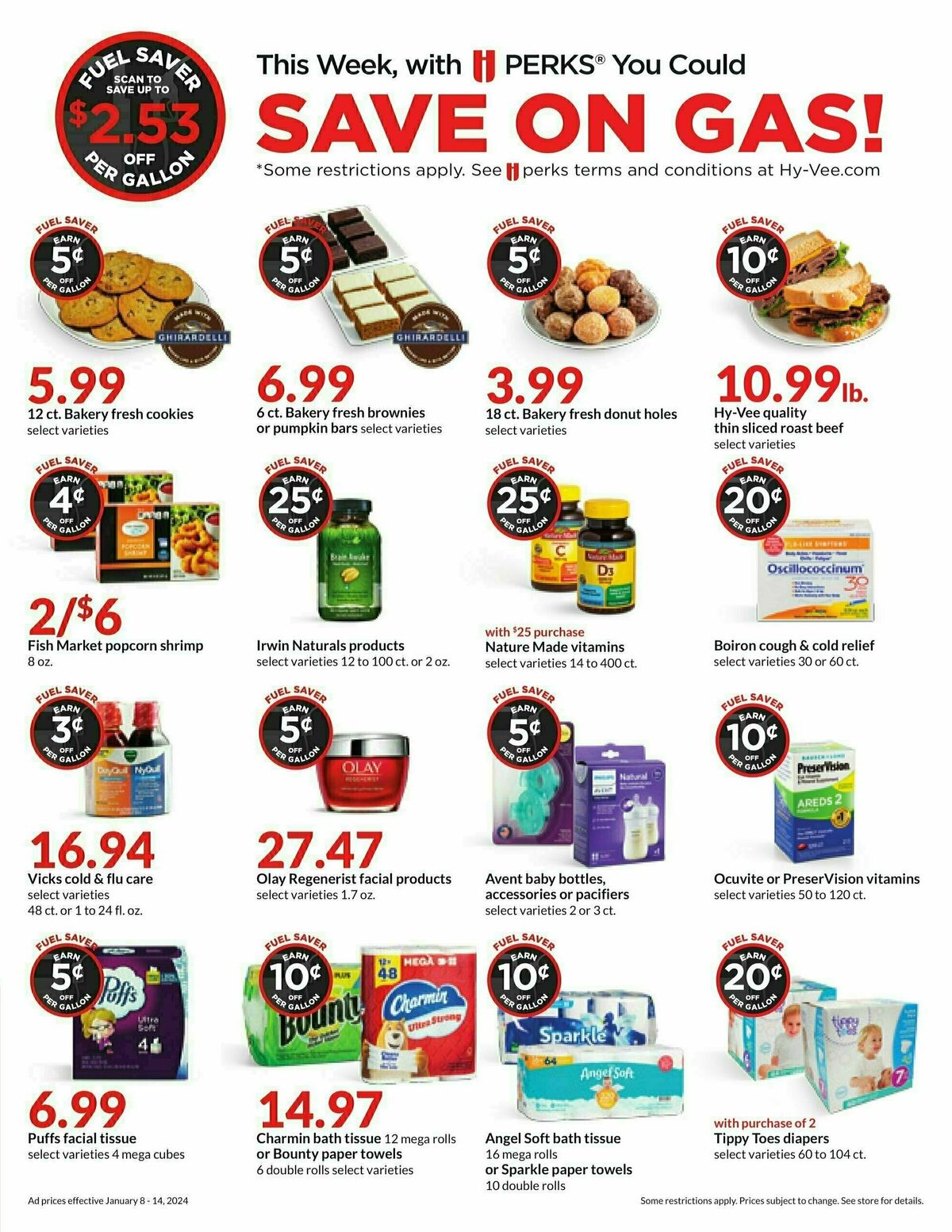 Hy-Vee Weekly Ad from January 8