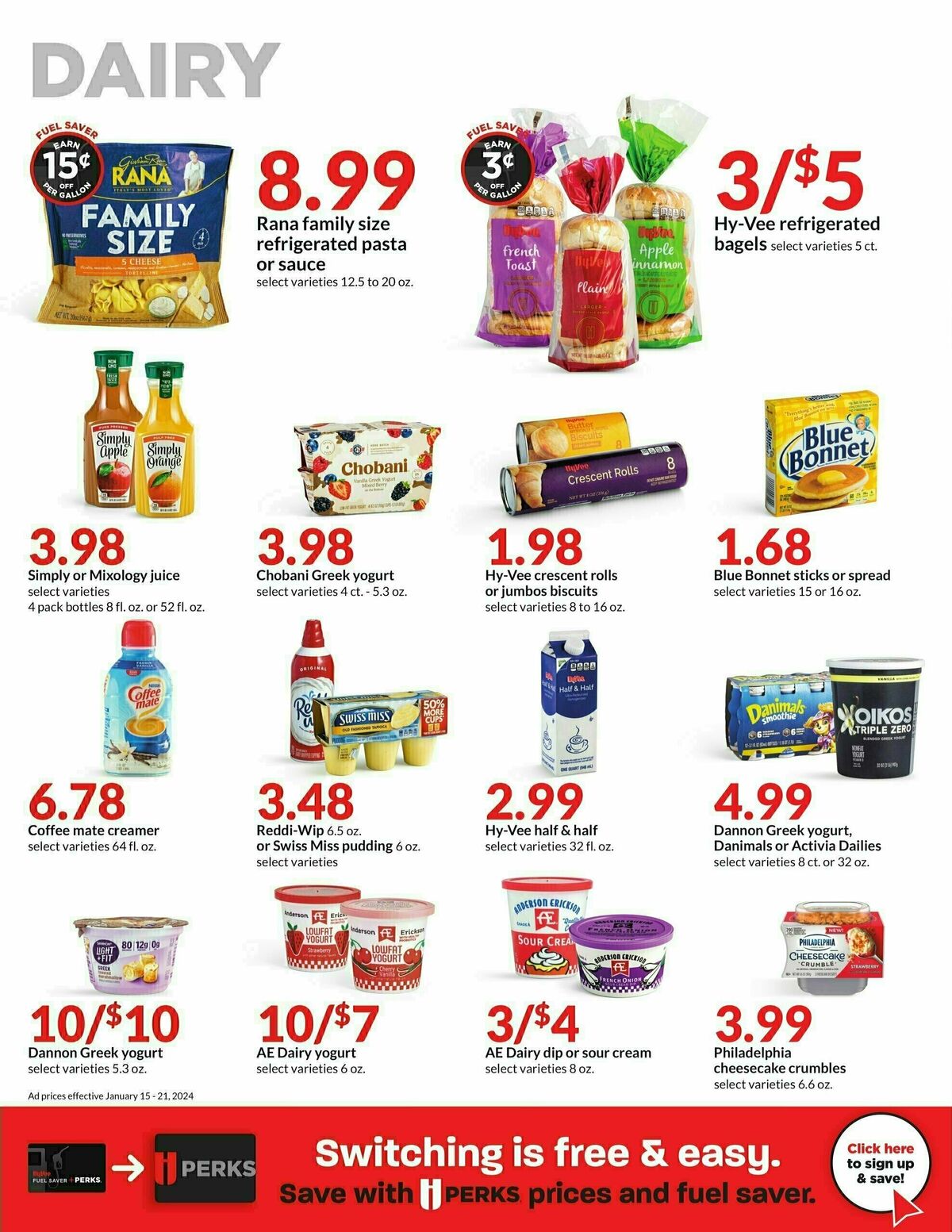 Hy-Vee Weekly Ad from January 15