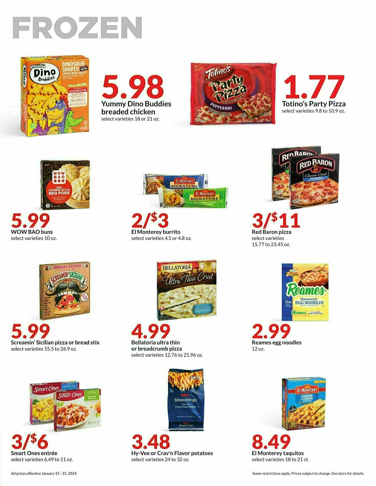 Hy-Vee Weekly Ad from January 15