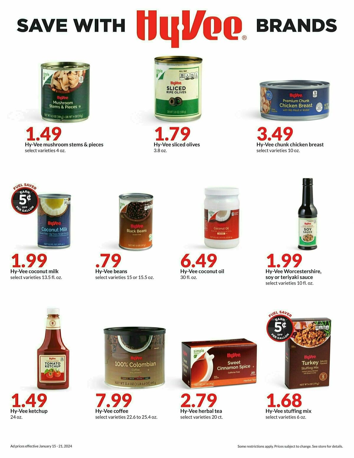 Hy-Vee Weekly Ad from January 15