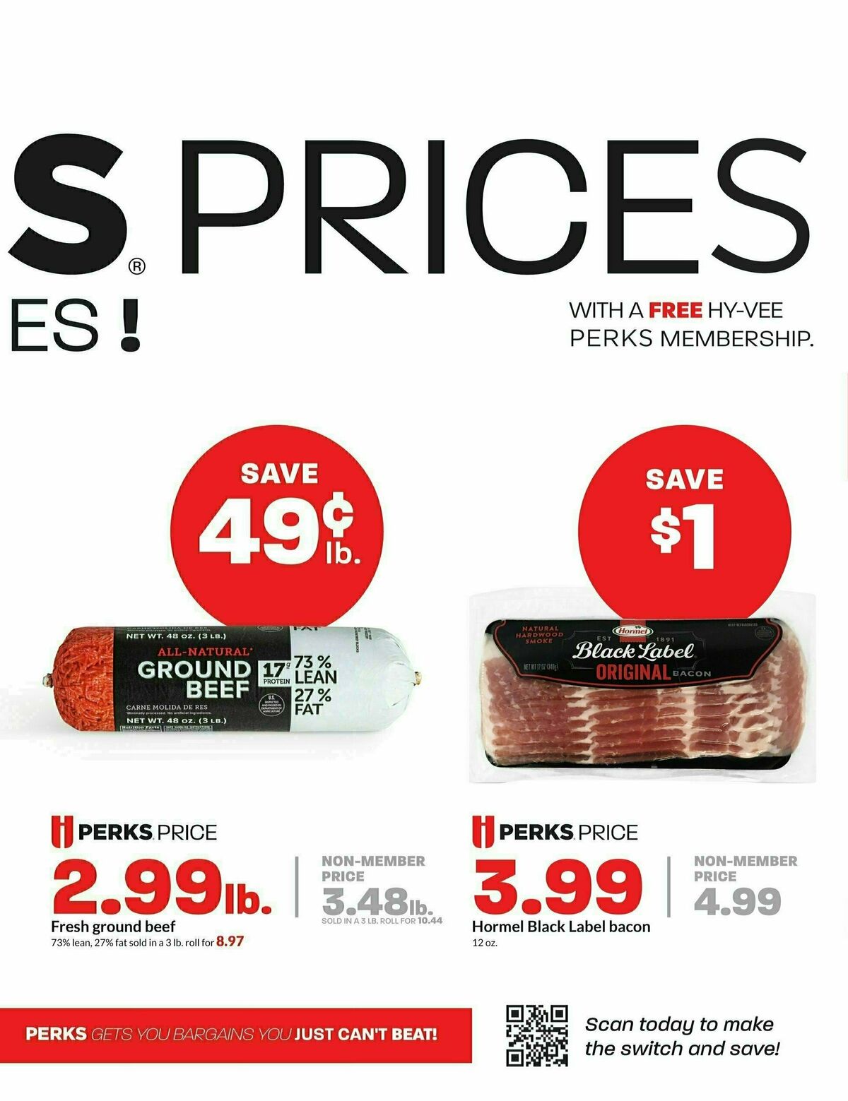 Hy-Vee Perks Prices Weekly Ad from February 1