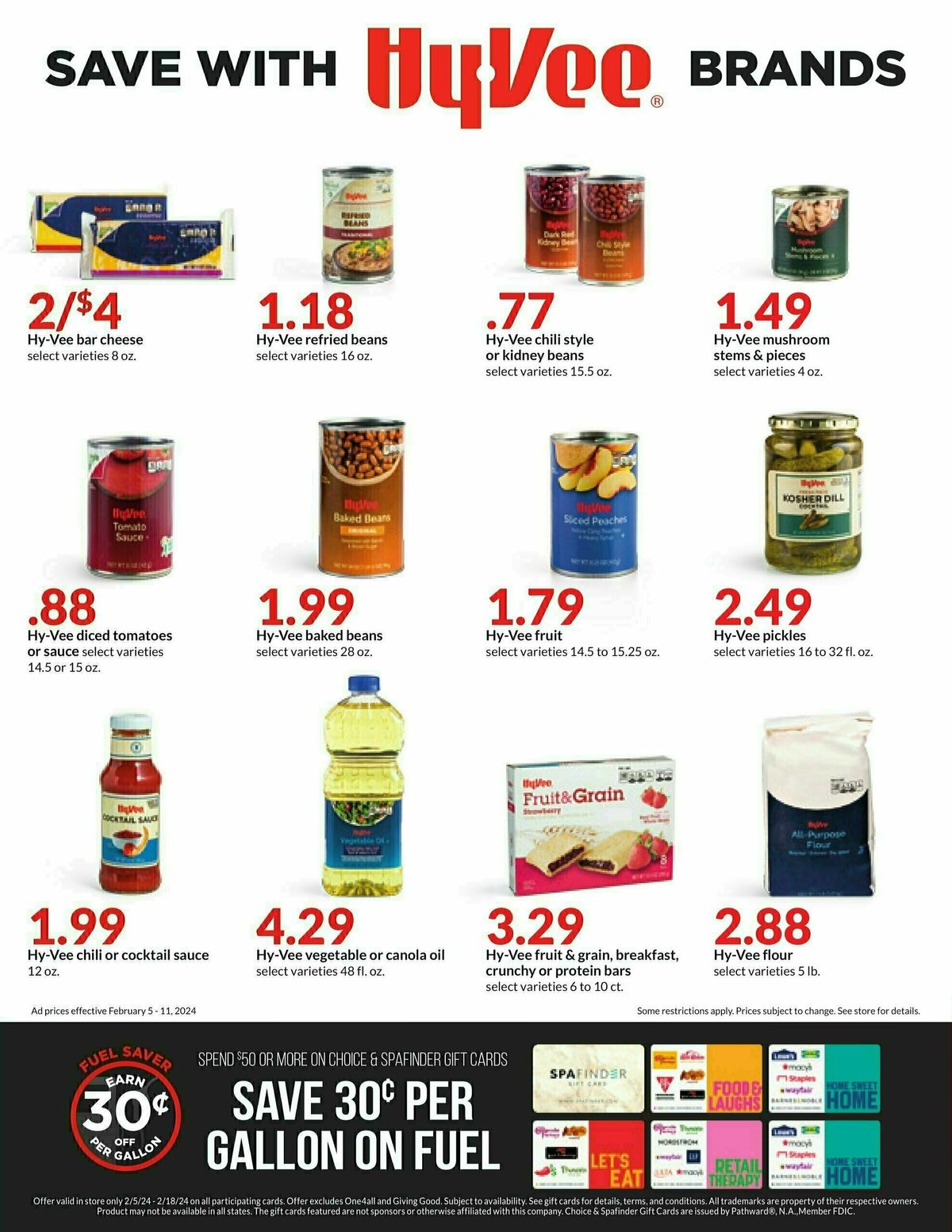 Hy-Vee Weekly Ad from February 1