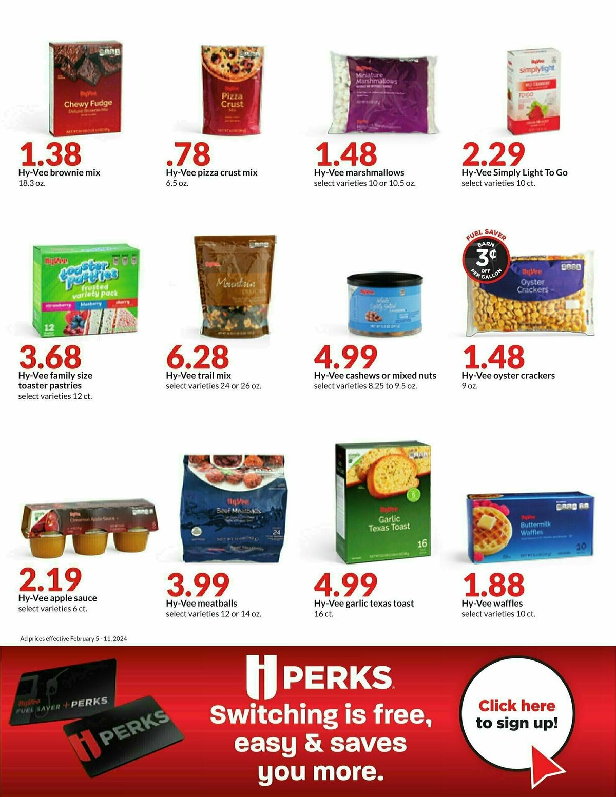 Hy-Vee Weekly Ad from February 1