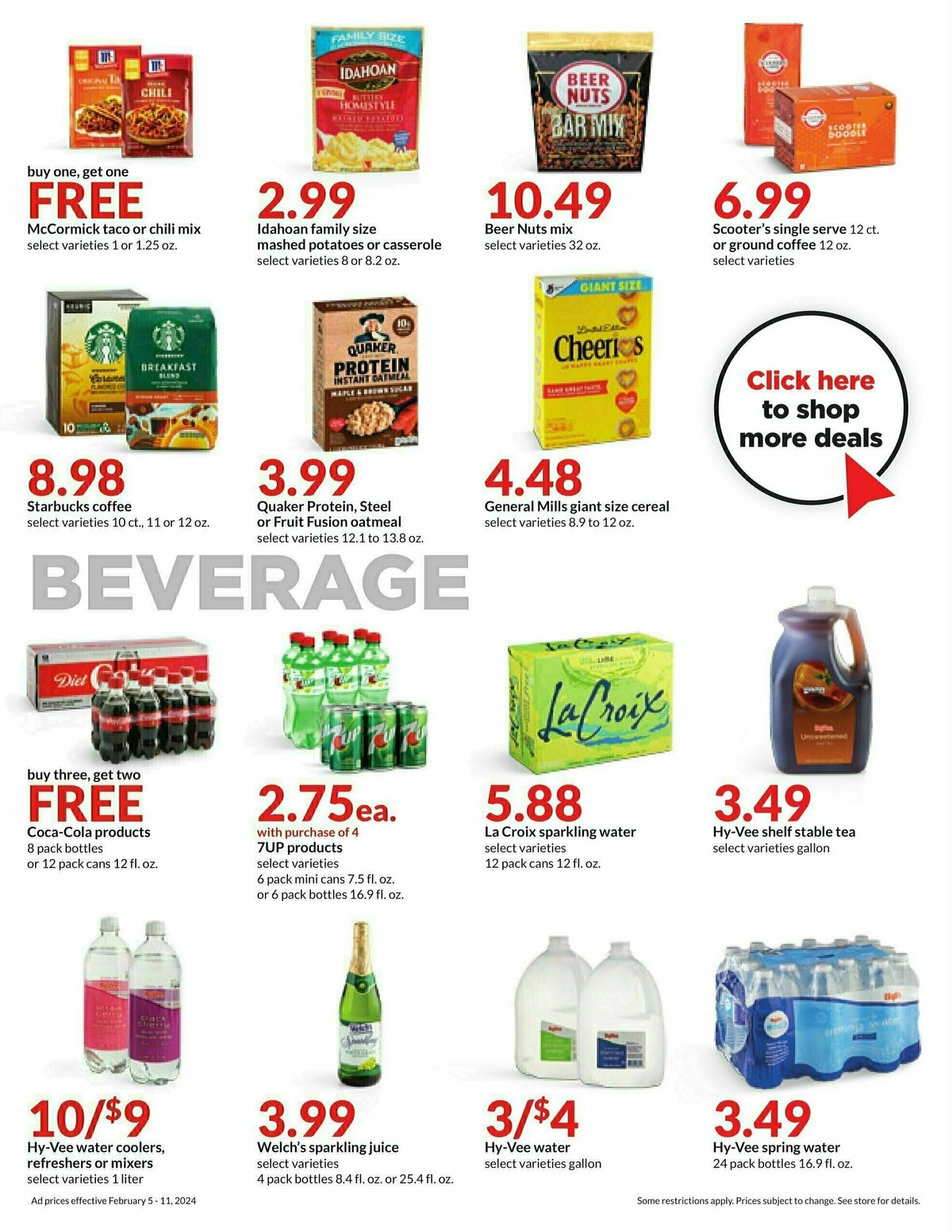 Hy-Vee Weekly Ad from February 1