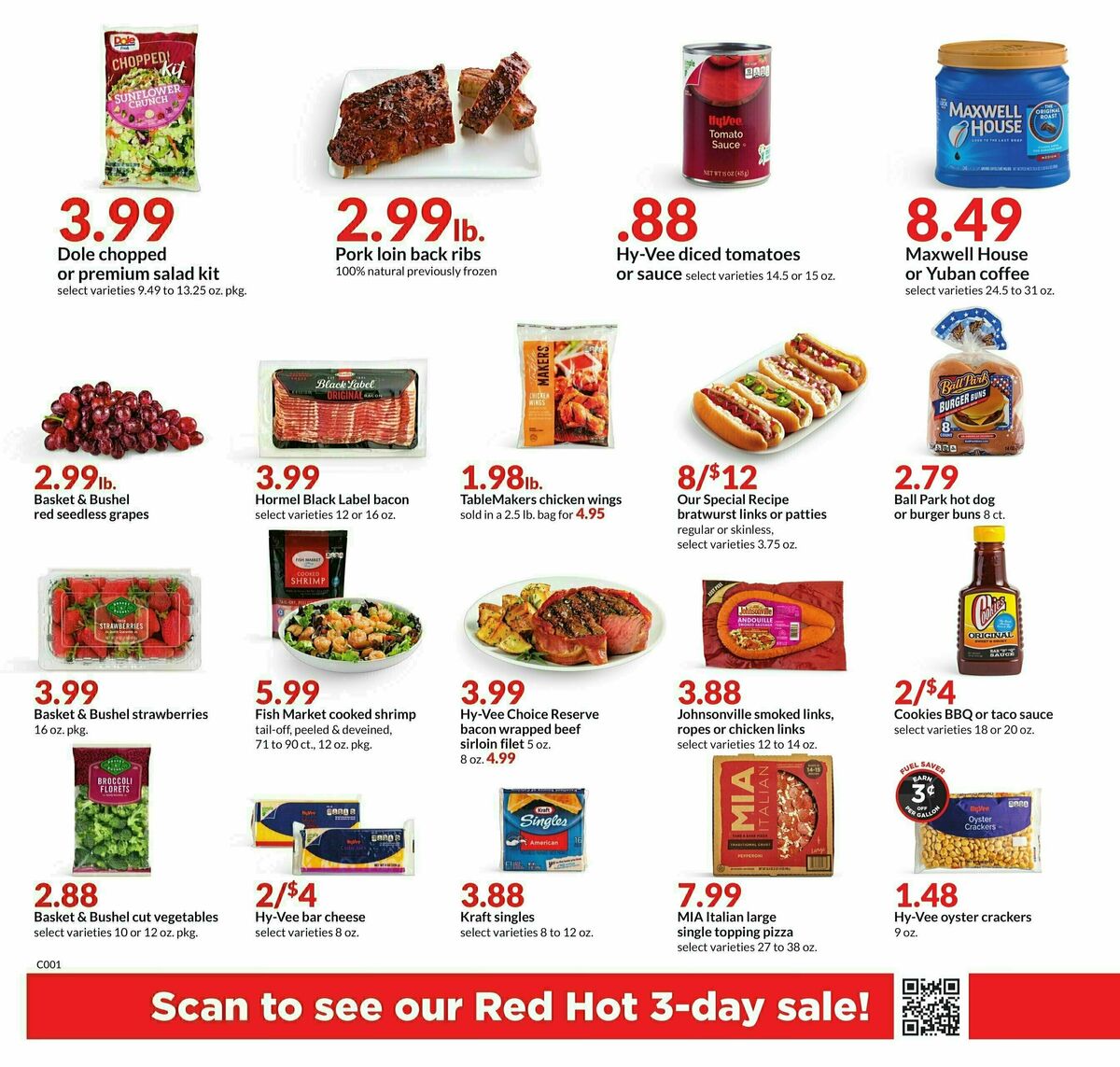 Hy-Vee Game Day Greats! Weekly Ad from February 5