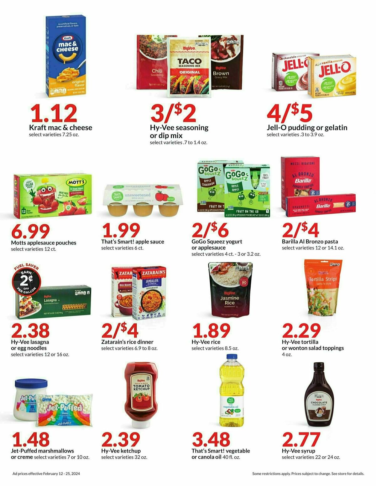 Hy-Vee Weekly Ad from February 12