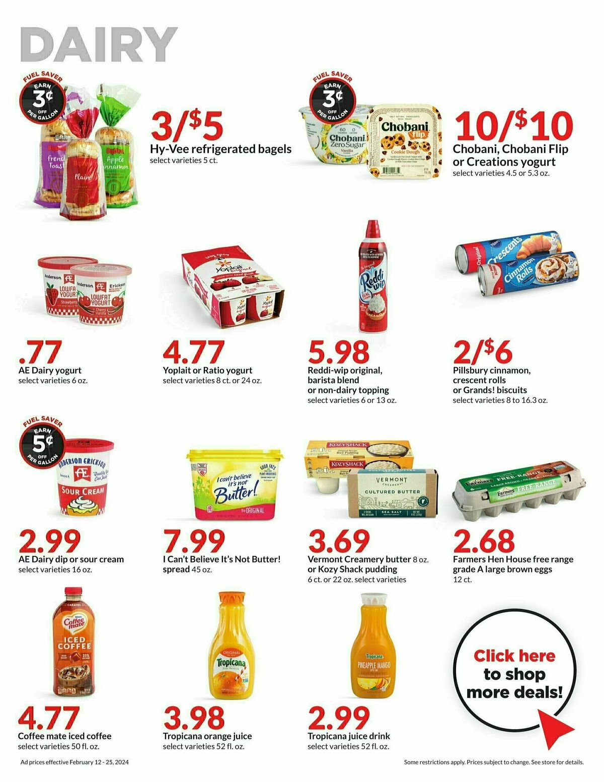 Hy-Vee Weekly Ad from February 12