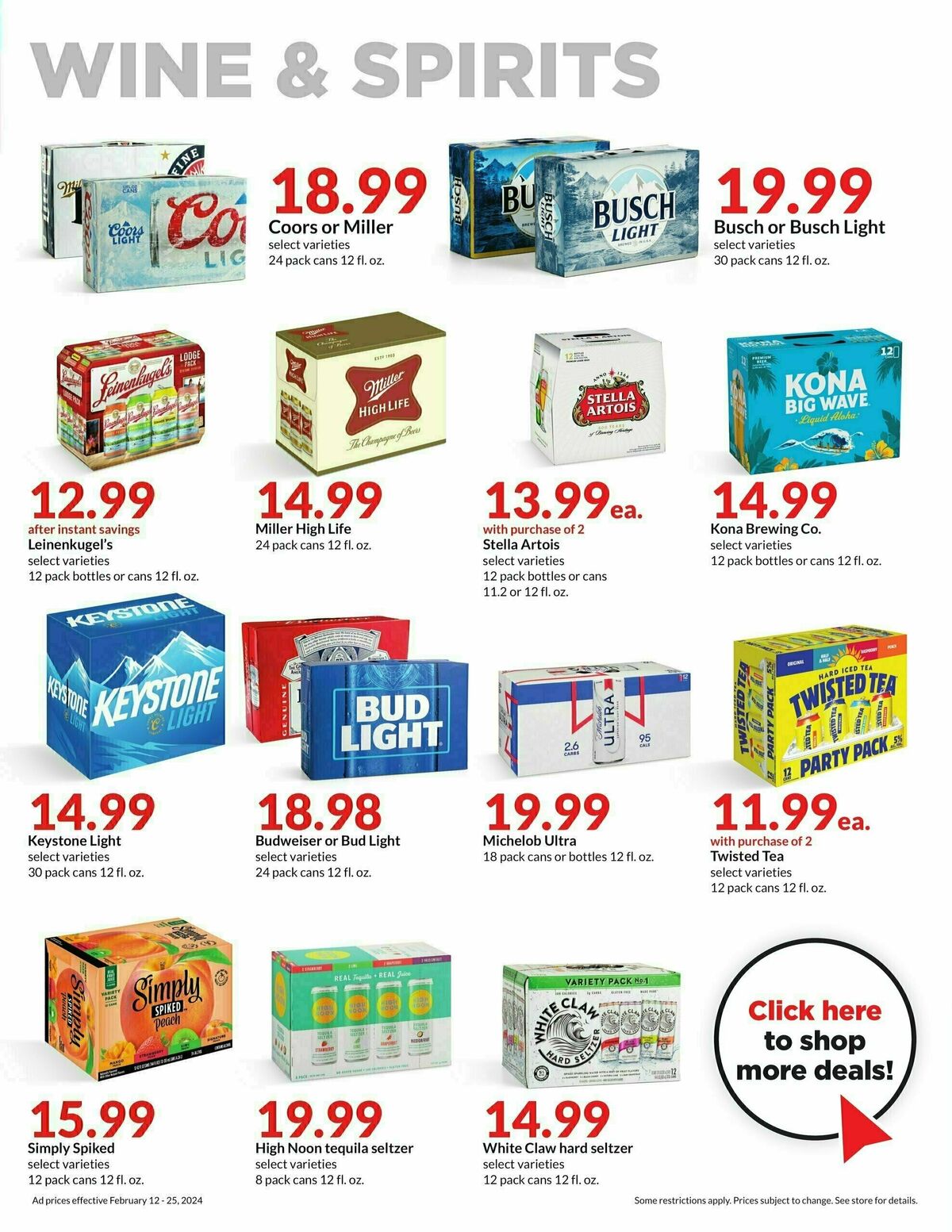 Hy-Vee Weekly Ad from February 12