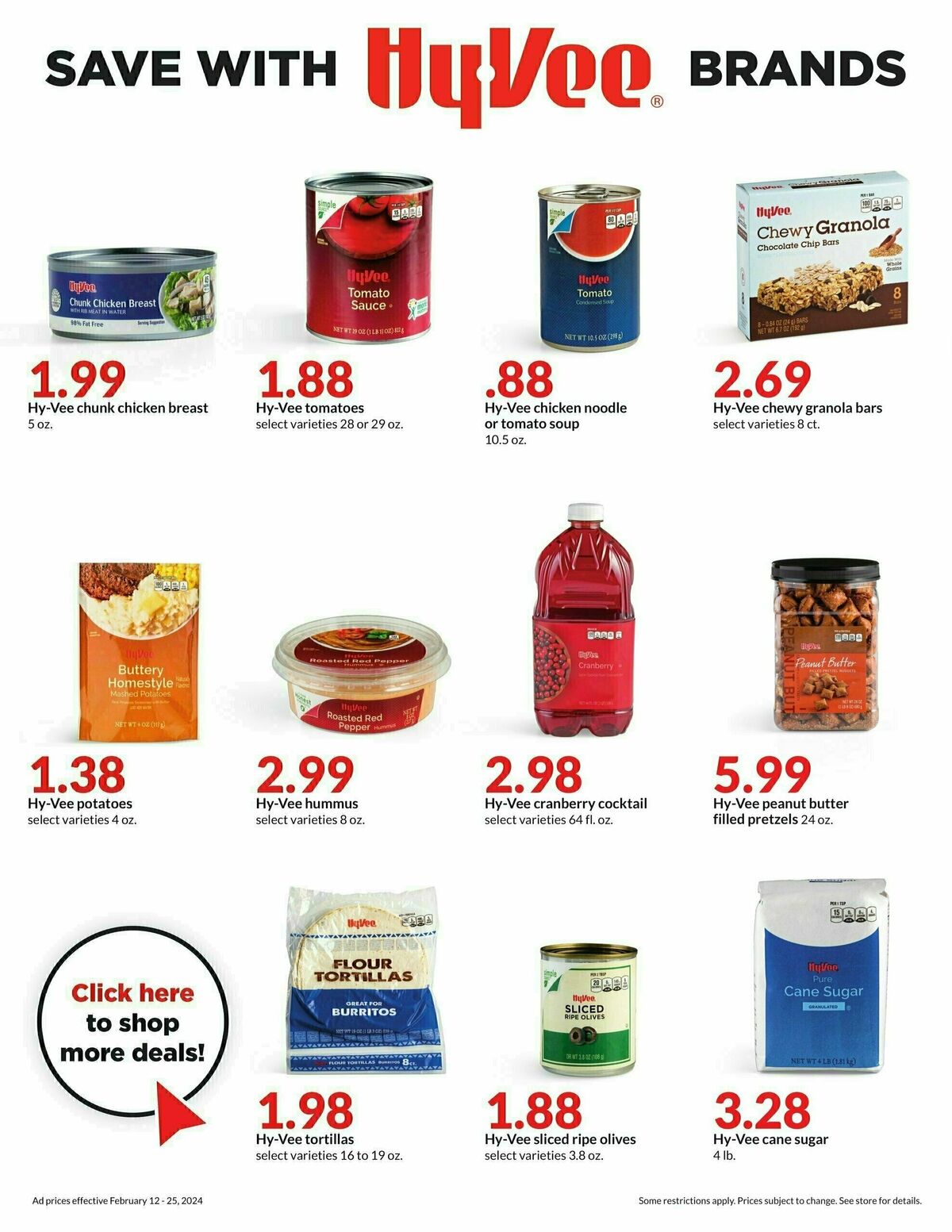 Hy-Vee Weekly Ad from February 12