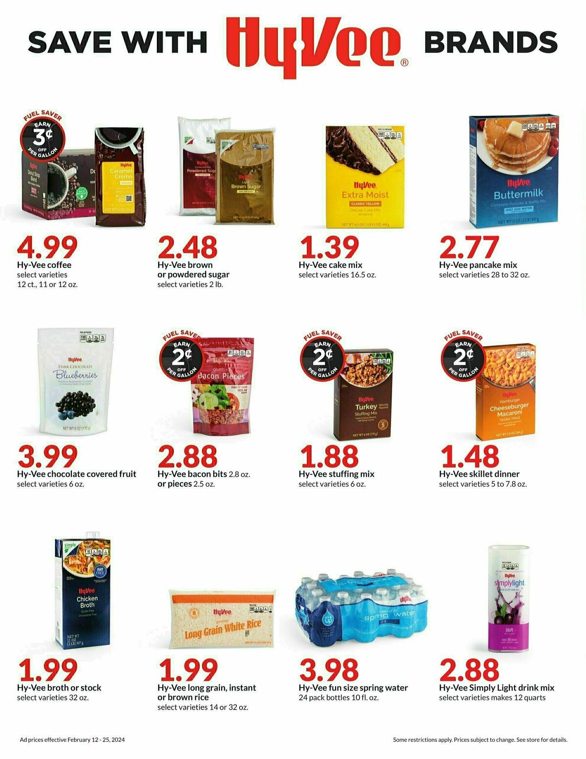 Hy-Vee Weekly Ad from February 12