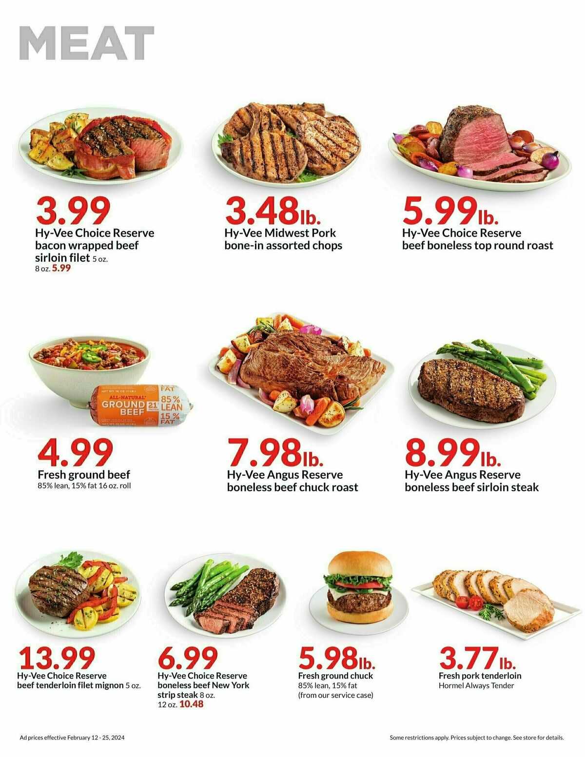 Hy-Vee Weekly Ad from February 12