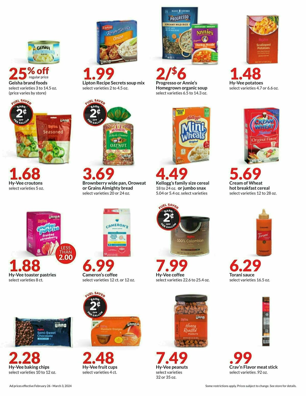 Hy-Vee Weekly Ad from February 26