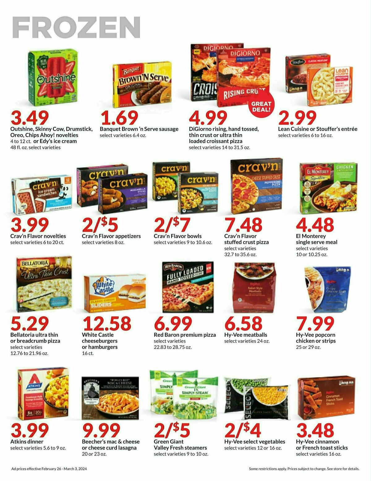 Hy-Vee Weekly Ad from February 26