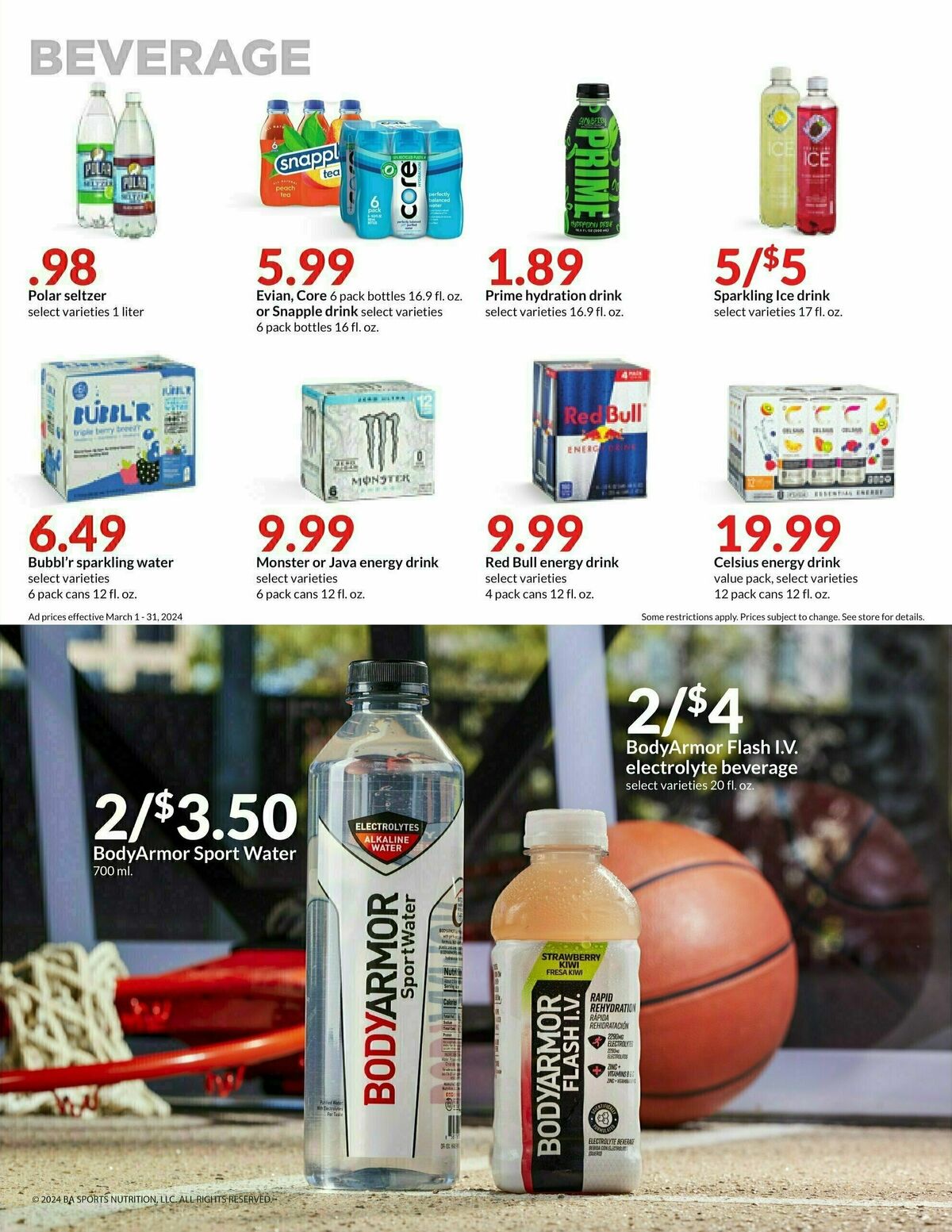 Hy-Vee March Monthly Deals Weekly Ad from March 1