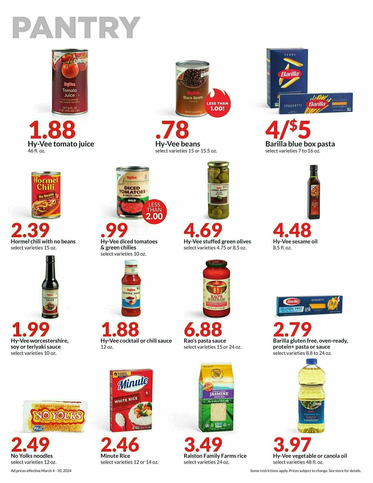 Hy-Vee Weekly Ad from March 4