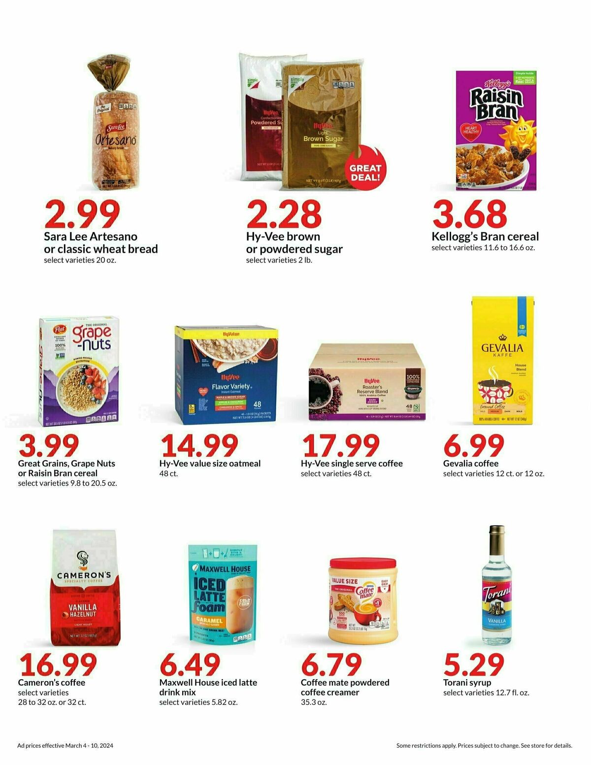 Hy-Vee Weekly Ad from March 4