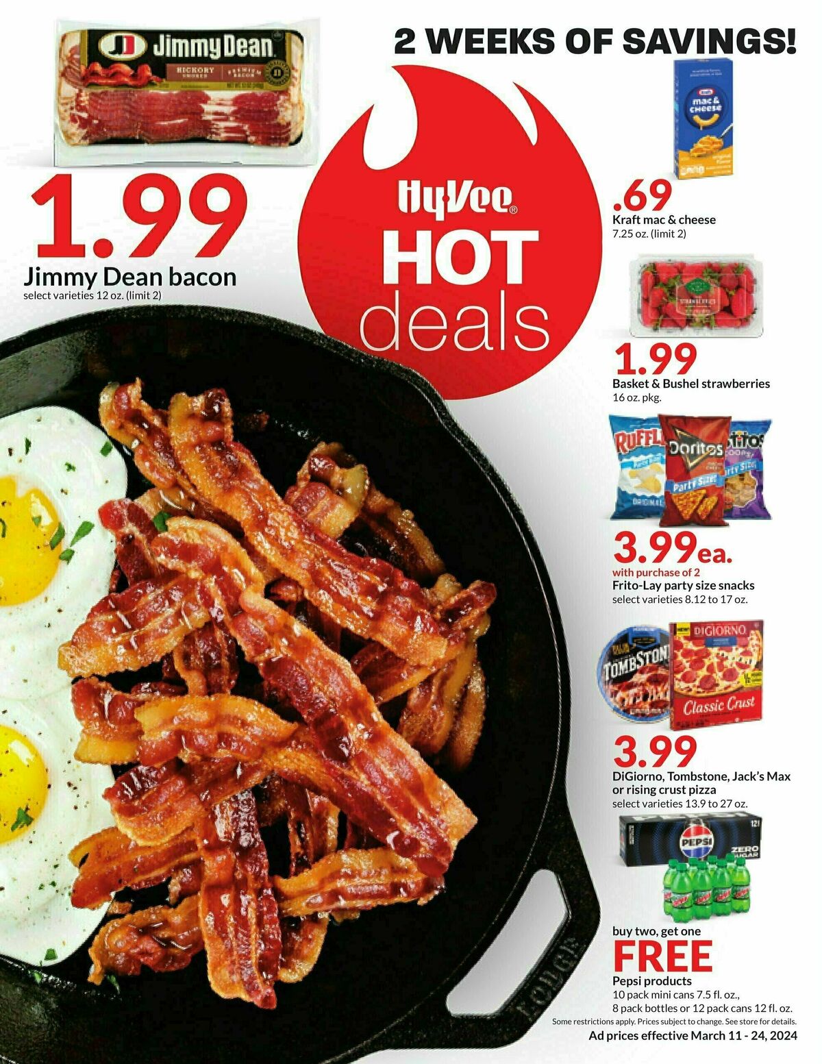 Hy-Vee Hot Deals 2 Weekly Ad from March 11