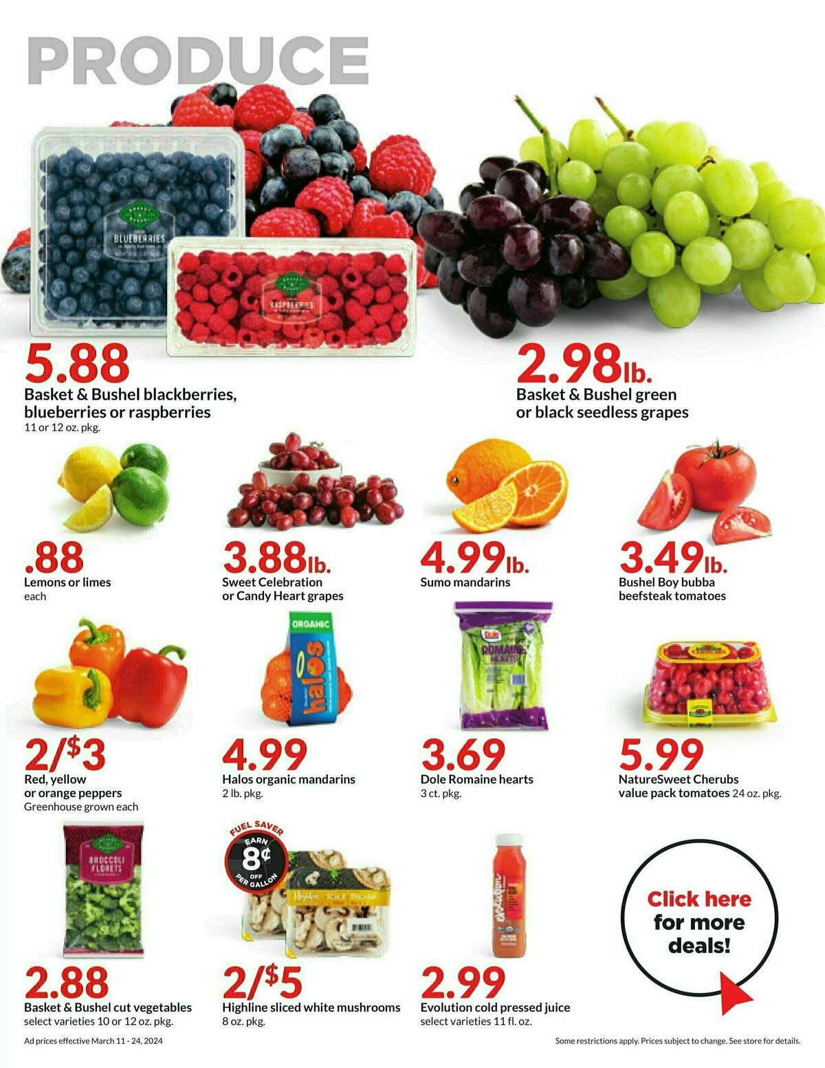 Hy-Vee Hot Deals 2 Weekly Ad from March 11