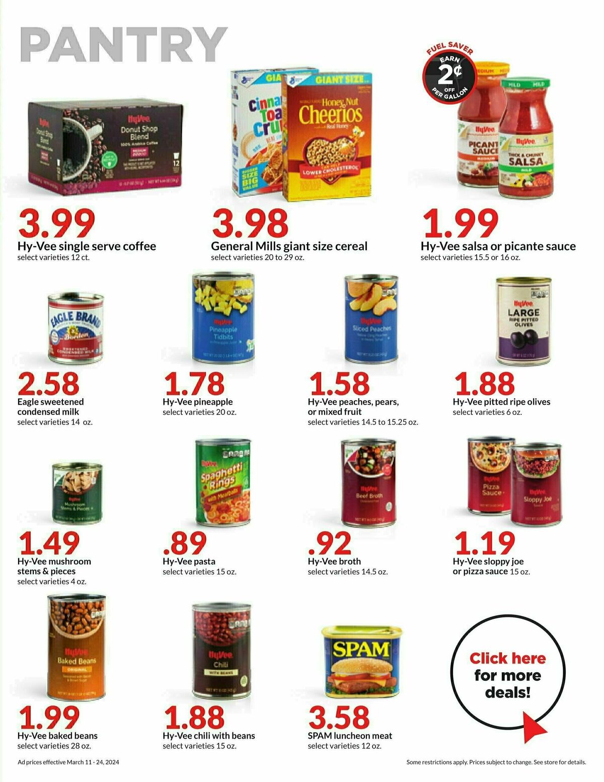 Hy-Vee Hot Deals 2 Weekly Ad from March 11