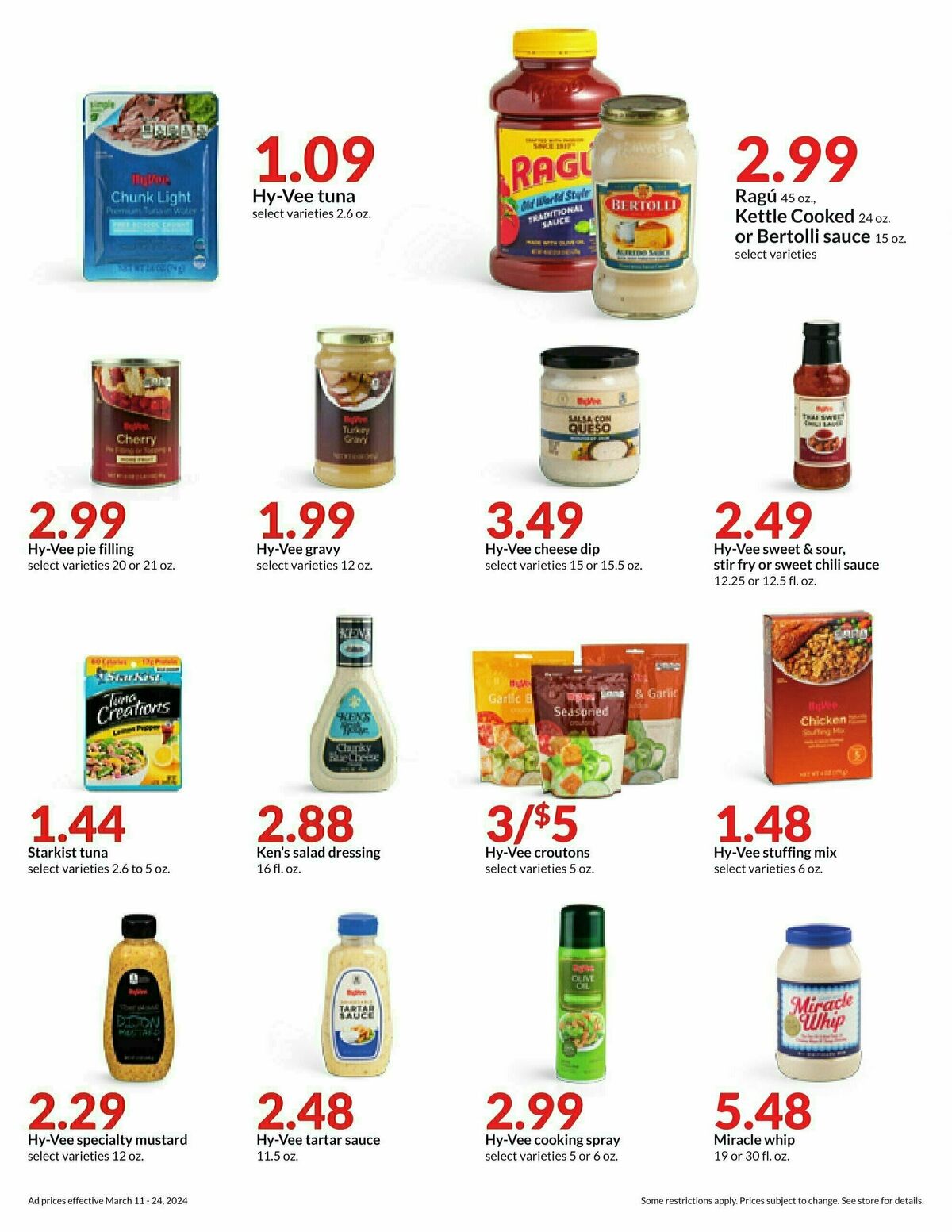 Hy-Vee Hot Deals 2 Weekly Ad from March 11